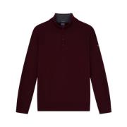 Paul & Shark Bordeaux Sweaters av Maglia Red, Herr