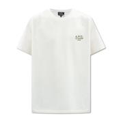 A.p.c. ‘Raymond’ T-shirt med logotyp Beige, Herr