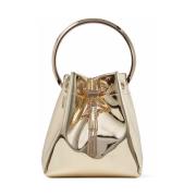 Jimmy Choo Guld Bon Bon Bucket Väska Yellow, Dam