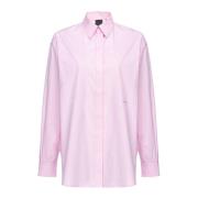 Pinko Klassisk Poplin Skjorta Pink, Dam