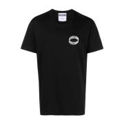 Moschino Svarta Logo Print T-shirts och Polos Black, Herr
