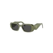 Prada PR 17Ws 13N5S0 Sunglasses Green, Dam