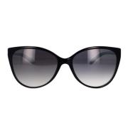 Tiffany Polariserade Cat-Eye Solglasögon med Feminina Detaljer Black, ...