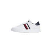 Tommy Hilfiger Vita Platta Skor - Supercup 2A White, Herr