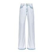 Pinko Blå Jeans med 3,5 cm Klack Blue, Dam