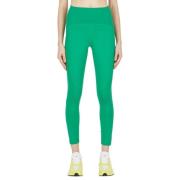 Adidas by Stella McCartney Logotyptryck leggings Green, Dam