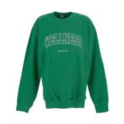 Sporty & Rich Grön Sweatshirt med Långa ärmar Green, Dam