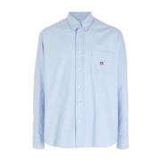 Hugo Boss Nambeth Logo Skjorta Blue, Herr