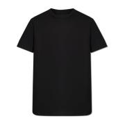 AllSaints ‘Downtown’ T-shirt med logotyp Black, Dam