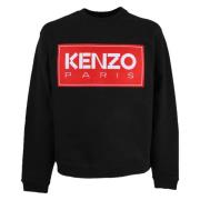 Kenzo Konstnärlig Sweatshirt Black, Herr