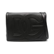 Dolce & Gabbana Elegant Nappa Clutch Väska Black, Dam