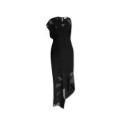 IRO Shanon asymmetrisk klänning Black, Dam