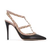 Valentino Garavani Svarta Pumps för Kvinnor Black, Dam