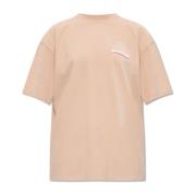 Balenciaga T-shirt med logotyp Pink, Dam