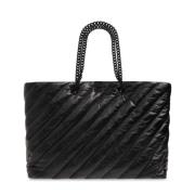 Balenciaga Stor Crush shopper väska Black, Dam