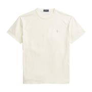 Ralph Lauren Klassisk Fit Jersey Crewneck T-shirt White, Herr