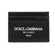 Dolce & Gabbana Korthållare med logotyp Black, Herr