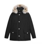 Woolrich Arctic Anorak Jacka i Svart Black, Herr