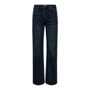 Co'Couture Använd Denim Straight-Leg Jeans Blue, Dam