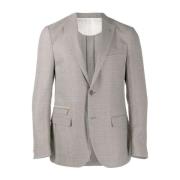 Corneliani Ull Linne Sidenjacka Beige, Herr