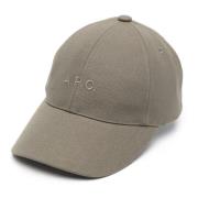 A.p.c. Tone-on-Tone Logo Cap Green, Herr