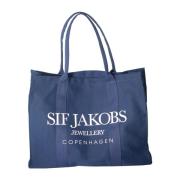 Sif Jakobs Jewellery Blå Tote Bag Blue, Dam