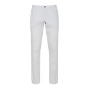 Hugo Boss Cropped Trousers White, Herr