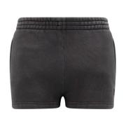 Alexander Wang Terry Shorts för modeframåt kvinnor Gray, Dam