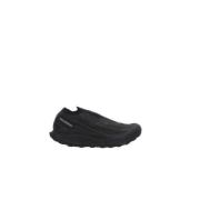 Salomon Svarta Mesh Slip-On Sneakers Black, Herr