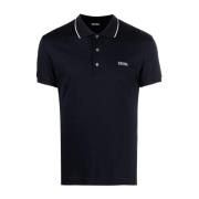 Ermenegildo Zegna Blå Polo T-shirts och Polos Blue, Herr