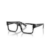 Prada Stylish Glasses Collection Black, Unisex