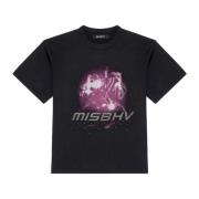 Misbhv Svart Grafiskt Tryck T-Shirt Black, Herr