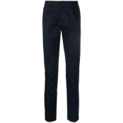 Ami Paris Nautic Blue Slim-Fit Chino Byxor Black, Herr