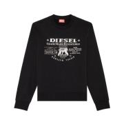 Diesel S-Ginn-L2 Sweatshirt Black, Herr