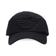 Emporio Armani Märkt baseballkeps Black, Unisex