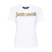 Just Cavalli Vita Logo T-shirts och Polos White, Dam