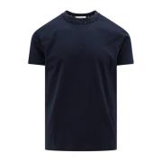 Valentino Svart Untitled Studs Bomull T-Shirt Blue, Herr