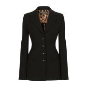 Dolce & Gabbana Svart Jacka Black, Dam