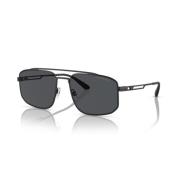 Emporio Armani Ea2139-300187 Svarta Solglasögon Black, Herr