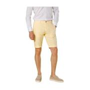 Mason's Stretch Gabardine Bermuda Shorts för Män Yellow, Herr