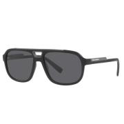 Dolce & Gabbana Modern Pilotstil Solglasögon Black, Unisex