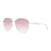 Guess Aviator Solglasögon Pink, Dam