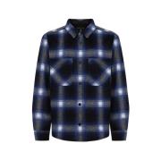 Carhartt Wip Rutig Flanellskjorta Blue, Herr