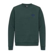 A.p.c. Vert sweatshirt med logotyp Green, Herr