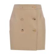 Max Mara Stilfull Beige Kjol Beige, Dam