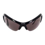 Balenciaga Wire Cat Sunglasses with Futuristic Design Black, Unisex