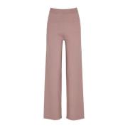 Max Mara Rosa Easywear Byxor Pink, Dam