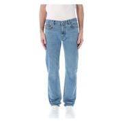 Versace Faded Light Blue Slim-Fit Jeans Blue, Herr