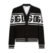 Dolce & Gabbana Knäppt Cardigan Black, Herr