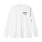 Carhartt Wip Spree T-shirt i vit/grå White, Herr